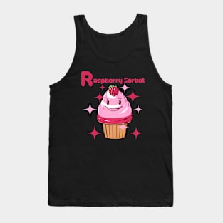 Raspberry sorbet-Happy Cartoon Character Tank Top